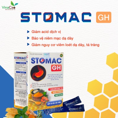 Stomac GH tinh chất nghệ đen và mật ong giảm đau dạ dày, tá tràng