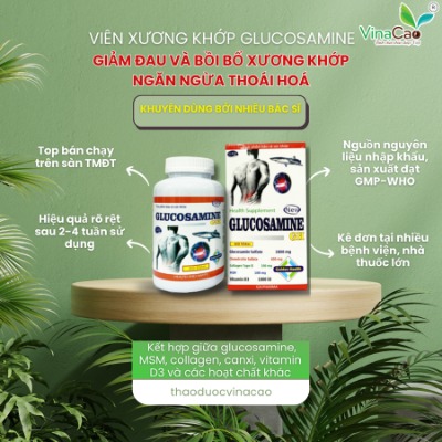 Viên uống bổ sung Glucosamine GH – Tăng cường dịch khớp, hỗ trợ làm chậm thoái hóa khớp